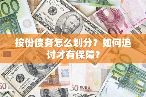 武汉按份债务怎么划分？如何追讨才有保障？