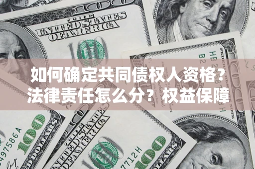 武汉如何确定共同债权人资格？法律责任怎么分？权益保障技巧揭秘！
