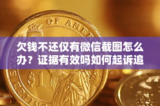 武汉欠钱不还仅有微信截图怎么办？证据有效吗如何起诉追回欠款？