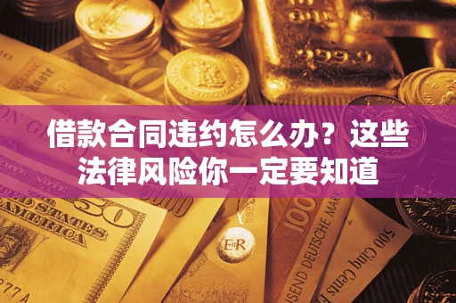 武汉借款合同违约怎么办？这些法律风险你一定要知道