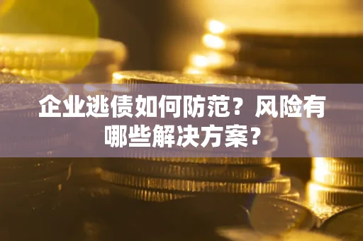 武汉企业逃债如何防范？风险有哪些解决方案？