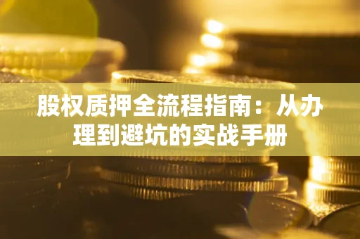 武汉股权质押全流程指南：从办理到避坑的实战手册