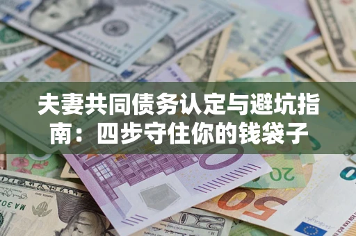 武汉夫妻共同债务认定与避坑指南：四步守住你的钱袋子