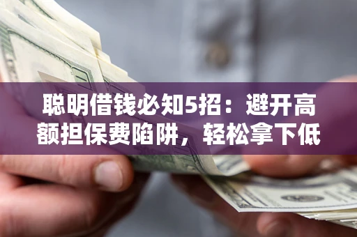 武汉聪明借钱必知5招：避开高额担保费陷阱，轻松拿下低息贷款